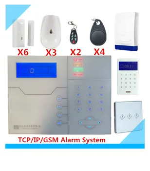 Akıllı Güç Anahtarı İle büyük İndirim WEB IE Kontrol Kablosuz TCP/IP GSM Alarm Sistemi Ev Güvenlik Alarm sistemi