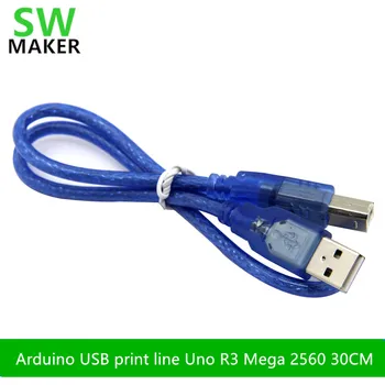 SWMAKER USB baskı hattı Uno Mega R3 2560 30CM Işık 3D yazıcı aksesuarları mavi