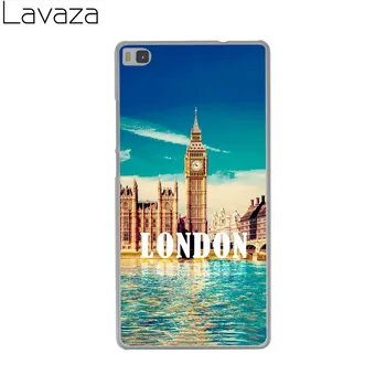 Kapak Huawei P10 P9 Plus Lite On Keyboard Lite Mini 2016 2017 3 P6 Dostum için Lavaza Bayrağı İngiltere Londra Hard Case Pro