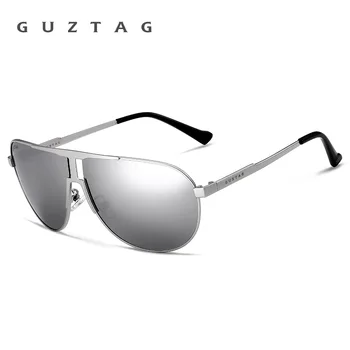GUZTAG Marka Moda Klasik Polarize Erkek Tasarımcısı HD Goggle Entegre Gözlük Güneş G8026 Erkekler İçin UV400 gözlük güneş Gözlüğü