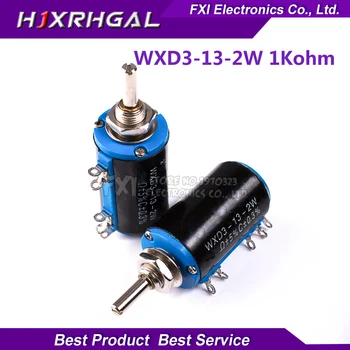 2 ADET WXD3-13-W 1K ohm WXD3-13 W Rotary yan Döner Multiturn Wirewound Potansiyometre
