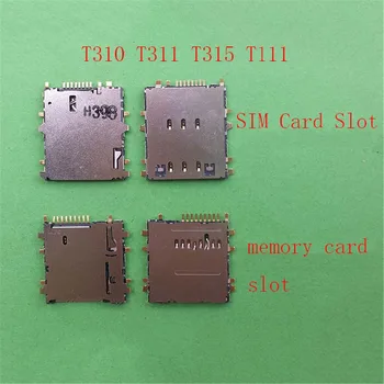 Samsung Tab İçin 1 ADET SIM Kart Yuvası+SD Hafıza Kartı oturuyor Tutucu Soket Yuvası 3 8.0 T310 T311 T315 T111 T210 T211