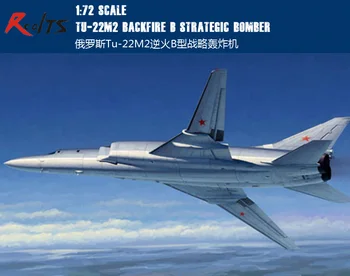Yeni 01655 RealTS Trompetçi Modeli Kit - Tu-22 M2 Backfire Uçak B - 1:72 Ölçekli - -