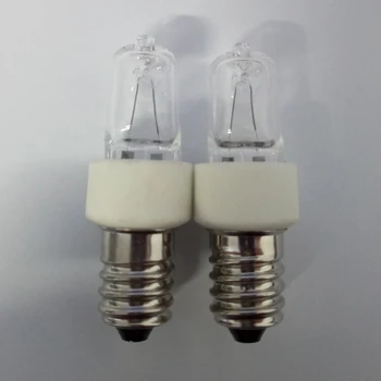 HoenyFly2pcs/lot Buzdolabı Lamba 25W E14-2700-3000K 130V/220V Fırın Lambası Dondurucu Lamba Göstergesi Halojen Ampul Sıcak Beyaz JD