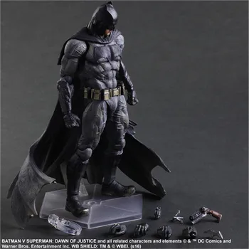 OYUN SANAT Justice League Filmi Batman vs Süpermen Eylem Şekil Model Oyuncak Batman İşareti 25cm