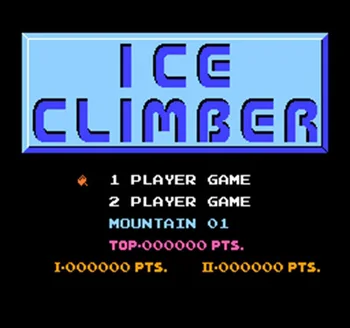 8 Bit Subor Oyun Oyuncu İçin Buz Tırmanıcı 60 Pin Oyun Kartı