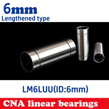 Uzun LM6LUU 6 mm 10 adet Lineer hareket Lineer Rulman CNC Rulman parçaları Makina Parçaları Ahşap parçaları 3d yazıcı