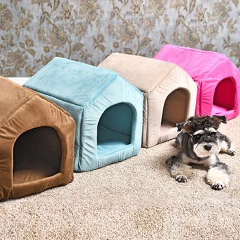 Pet Tedarikçi Köpek Evi Rüzgar geçirmez Taş Desen Pet Kennel 5 Renk Eğlence Tarzı Köpek Kedi Kanepe-su Geçirmez ve Kızak-Ücretsiz Temel