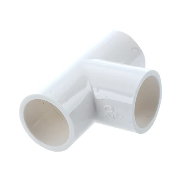 20 mm PVC Tee 3 Yol Su Boru Boru Adaptörü Beyaz 5 Adet Konnektörleri