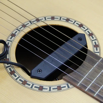Mikrofon ile Donatılmış Skysonic T-902 Basınç Humbucker Soundhole Pickup gitar gitarı sahibinin dokunarak toplamak için