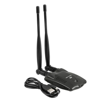 EASYİDEA USB WiFi Adaptör Yüksek Güç Çift wifi Anten 5dB Kablosuz Ağ Kartı Kablosuz WiFi Alıcısı Adaptador WiFi 150 Mbps