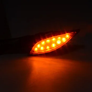 Yeni Evrensel Kafatası Hayalet El Motosiklet Sinyal Işık Açın Yamaha YZF R1 r6 r3 mt07 mt 09 için flaşör gösterir Led lamba LED