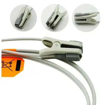 DB9 Pin Nellcor Oximax Teknoloji Hayvan/Veteriner EarClip Görülmedi Sensör uyumlu,Nabız Oksimetre Sensörü,Oksijen Sensörü ,ACTH Prob