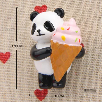6pcs/lot Kawaii Panda Edition Karikatür Yaratıcı Model PVC Aksiyon Figürü Oyuncak Çocuk DİY Ev Dekorasyon Sahne Noel Hediyeleri Meyve
