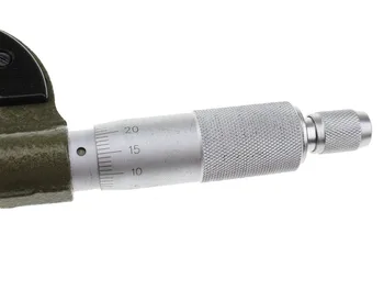 Dış Mikrometre 0-25mm Metrik Karbür Göstergesi Standartları Öğretim Ölçüm Araçları Kumpas