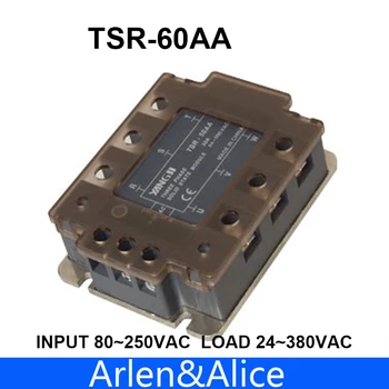 24 60AA TRS-60AA Üç SSR faz giriş 80~250VAC yük 380VAC tek fazlı AC solid state röle