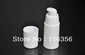15 ML beyaz havasız vakum pompa losyon şişe Kozmetik Paket için kullanılan