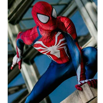 3D Baskı Spandex spandex takım elbise ile Örümcek Adam Amazing SPİDERMAN PS4 TAKIM Spiderman Balo kostümleri Cadılar Bayramı zentai cosplay