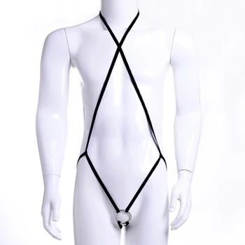 2017 Yeni Sıcak Seksi Erkek G string suspansuvar Tanga iç Çamaşırı Fantezi Kostüm Elbise Mens