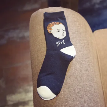 5 Çift Kadın Çorabı Yaratıcı Karikatür Oğlan Kız Resim Güzel Popüler Kısa Çorap Yüksek Kalite Esneklik Çorap Meias Temizlik Hizmetleri Günlük Sağlanır