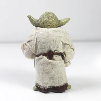 Çocuklar Noel Hediyesi İçin 12cm Star Wars Jedi Knight Master Yoda PVC Aksiyon Figürü Koleksiyonu Oyuncak Yoda Darth Vader Eylem Oyuncaklar