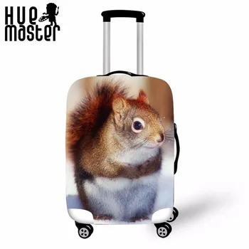 Bavul Koruyucu 18-30 İnç Valizler Seyahat Aksesuarları Bagaj Kılıfı Sincap Hayvan Desenli Kılıfları