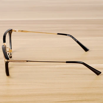 NOSSA Kadın Ve Erkek Şeffaf Gözlük Çiçek Optik Reçeteli Gözlük Çerçevesi Miyop Elder Okuma Gözlük Çerçevesi Gözlük