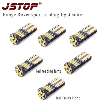 JSTOP 6pcs/araba okuma lambası otomatik w5w ampul 4014SMD otomobil t10 w5w 6000K 12VAC W5W led readlights lambası ayarlayın