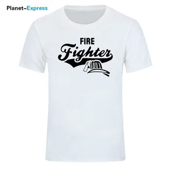 Yaz Erkek Yeni Yangın İtfaiyeci Erkek arkadaşı Baskı Üstleri Erkek Rahat Pamuk T-Shirt Kısa Kollu Eşofman Erkek T-Shirt Artı Boyutu