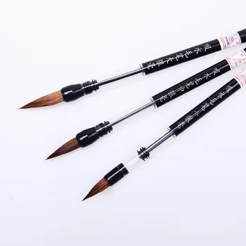 1 Adet Pistonlu Su Fırça Çin Japon Fırça Sanat Malzemeleri Çizim Kalemi Kaligrafi