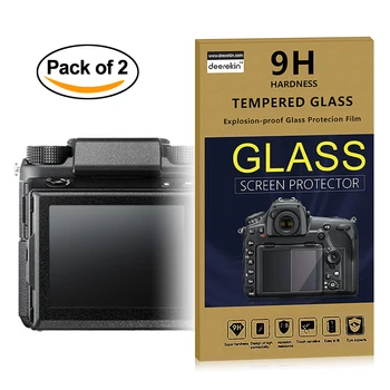 Fujifilm GFX 50S / Fuji GFX50S Dijital Kamera için 2x Kendinden Yapışkanlı 0.5 mm Cam LCD Ekran Koruyucu