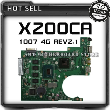 1007U 4G RAM HM70 V1. 0 ile ASUS X200CA laptop anakart REV için orijinal X200CA Mianboard:2.1.0 ana kart %100 test