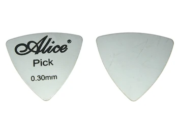 30pcs Alice Metal Gitarı Alır Paslanmaz Çelik Pena Üçgen 0.3 mm Kalınlığı