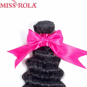 Bayan Rola Saç Ön Saç uzatma Derin Dalga Brezilyalı 100 %100 İnsan Saçı 3 Pc Sadece Non Remy Saç Demetleri Demetleri Renkli