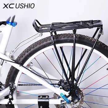V için 1x Alüminyum Alaşımlı MTB Bisiklet Bisiklet Raf Taşıyıcı 25kg Yükleme Arka Bagaj Bisiklet Raf Aparatı-fren Bisiklet Ücretsiz Kargo