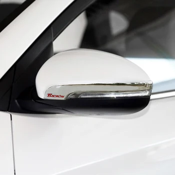 BOOMBLOCK 2 adet Oto Araç-Hyundai Tucson 2017 2016 Dikiz Aynası Kare Kesim İçin şekillendirme Tucson İçin ABS kapak