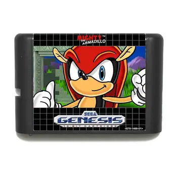 Sega Genesis İçin İçin Sonic güçlü Armadillo Kirpi 1 16 bit MD Oyun Kartı Mega Drive
