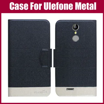 Sıcak Satış! Ulefone Metal kasa İçin Ulefone Metal Durumda Yeni Varış 5 Renkler Moda Flip Ultra ince Deri Koruyucu Kapak