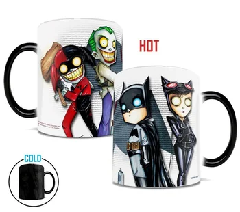 Arkadaşlarınız için Dark Knight Joker batman bardak ve Kupalar, renk değiştiren sihirli kupa Renk Değiştiren Kupa kahve, çay kupa en iyi hediye