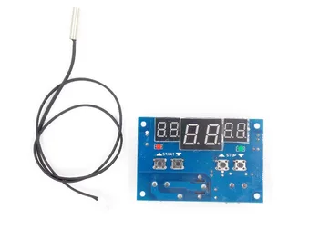 1 adet DC termostat Akıllı dijital W1401 NTC sensör İle sıcaklık kontrol termostat ekran