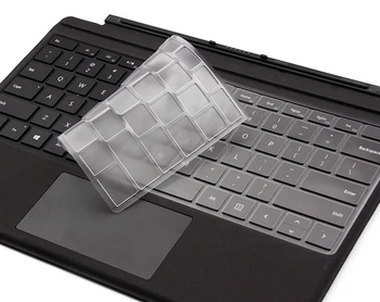 Microsoft Laptop Klavye Cilt için, Yüzey Pro 3 Tip Kapak Açık PDA Klavye Koruyucu Film Deri Klavye Kapak için
