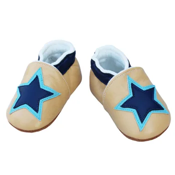 Yeni Star Kış Bebek Ayakkabı 3 Renk Hakiki Deri Bebek Mokasen Anti-Kayma Bebek Erkek Bebek Ayakkabıları Peluş