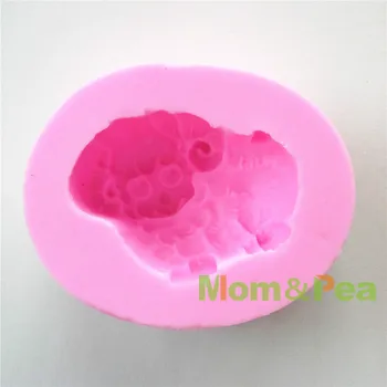 Anne&Pea 0605 Ücretsiz Kargo kuzucuk Silikon Sabun Kalıp Kek Dekorasyon 3D Fondan Kek Kalıp Gıda Sınıfı DİY Silikon Kalıp