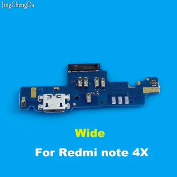 Mikrofon Flex Kablo ile Dock bağlantı Noktası Şarj Xiaomi Redmi 4X Micro USB İçin Jing Cheng Da 4X Yedek Parça Not