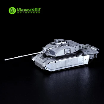 Yetişkin Hediye için FV BU CHALLENGER 2 tank modeli DİY lazer kesici puzzle modeli 3D Nano metal Puzzle Oyuncaklar