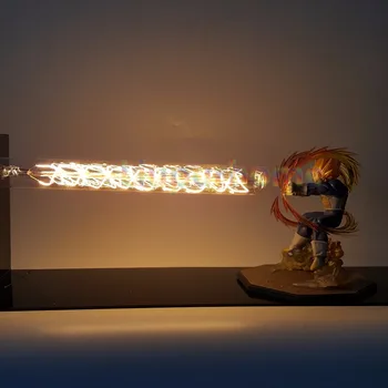 Dragon Ball Z Vegeta Super Saiyan Led Işık Lambası Topu Dragon Ball Son Goku Süper Masa Masa Lambası Luces Led Navidad