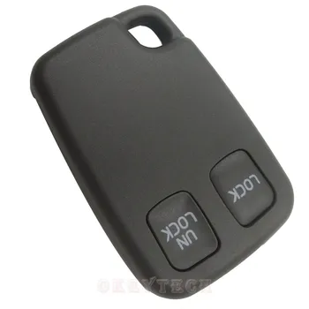 OkeyTech 10 ADET/LOT 2 Düğmeleri VOLVO S60 Temalar Maksimum 750 Gerektirmektedir V40 V70 V90 XC70 OLMAKLA için Anahtarı Durumda Kabuk Fob Stil Anahtarsız Araç Uzaktan
