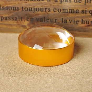 Hediye için 3x Fonksiyonel Dome kağıt ağırlığı Lens Masası Büyüteç Okuma Büyüteç