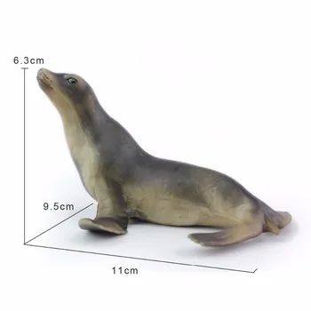 Wiben Deniz Hayat Deniz Aslanı Simülasyon Hayvan Modeli Aksiyon & Oyuncak Çocuklar İçin Hediye Oyuncak Figürler