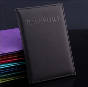 1 adet Yeni Suni Deri Kadın Sahibi Birkaç Modelleri Kadın Seyahat Pasaport Kapağı Unisex Kartı Durumda Adam Kart Sahibinin Pasaport